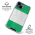 Nigeria Flag Distressed iPhone 15 Clear Case